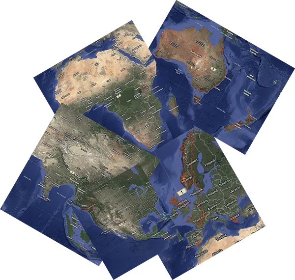 tracks with continent